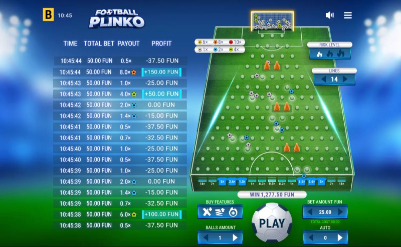 BGaming Football Plinko