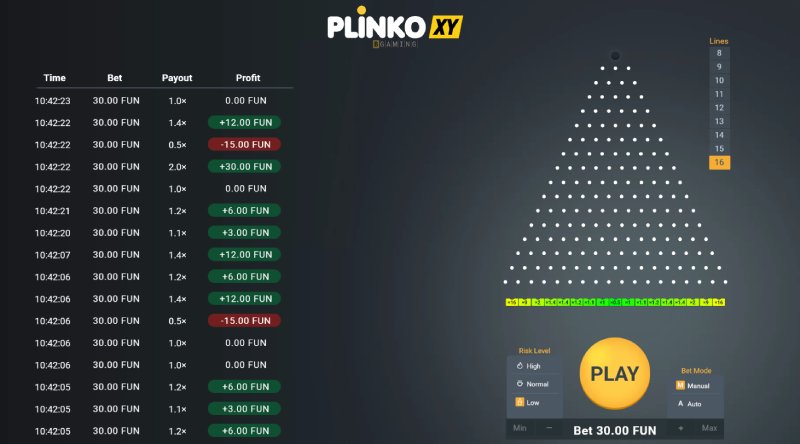 BGaming Plinko XY